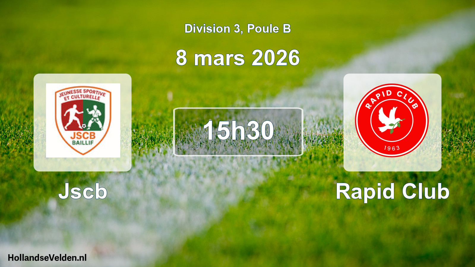 Match programmé: Jscb - Rapid Club (8 mars 2026)