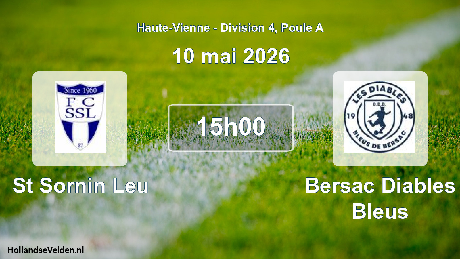 Scheduled Match: St Sornin Leu - Bersac Diables Bleus (10 May 2026)