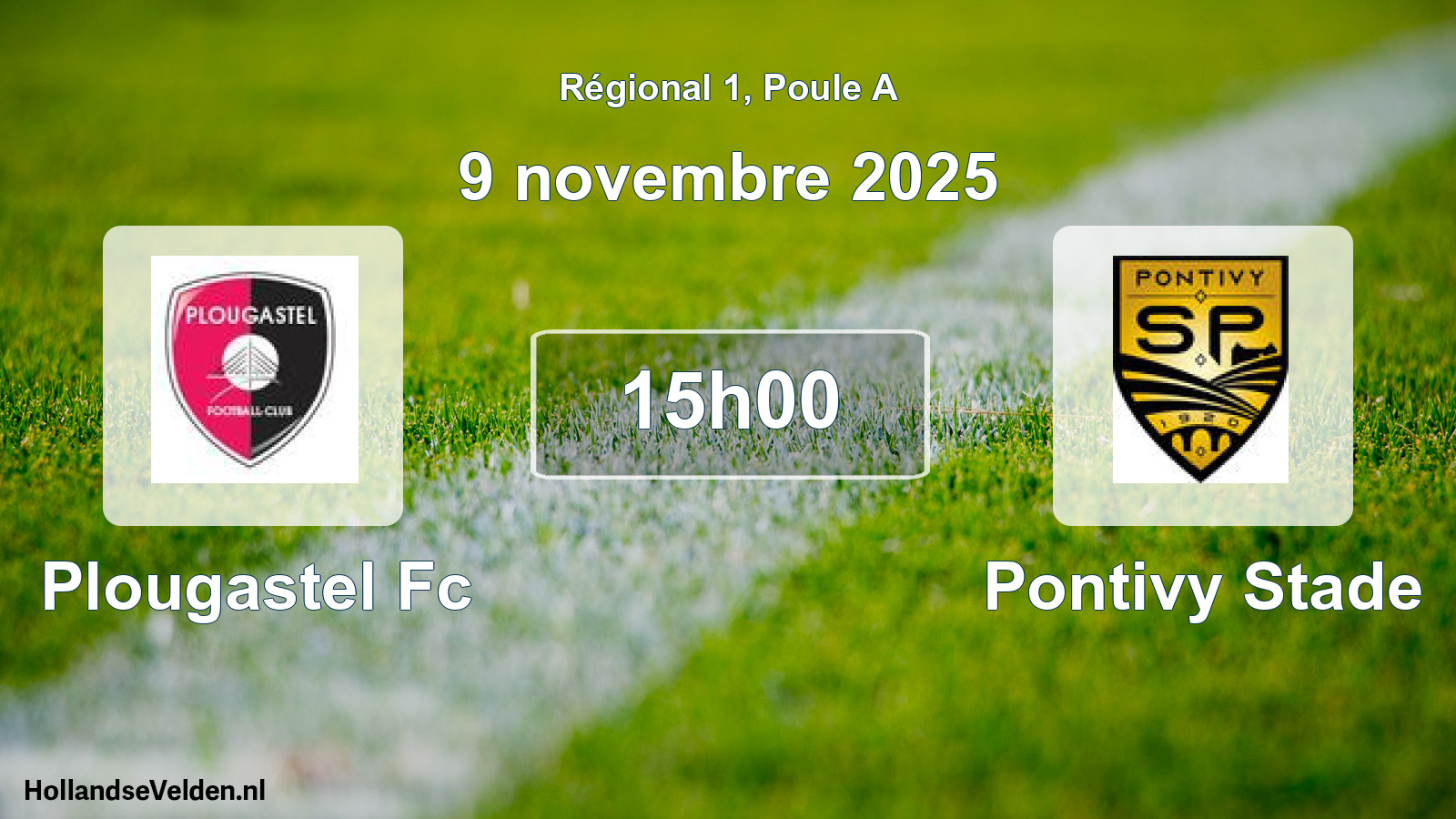 Geplande wedstrijd: Plougastel Fc - Pontivy Stade (9 novembre 2025)