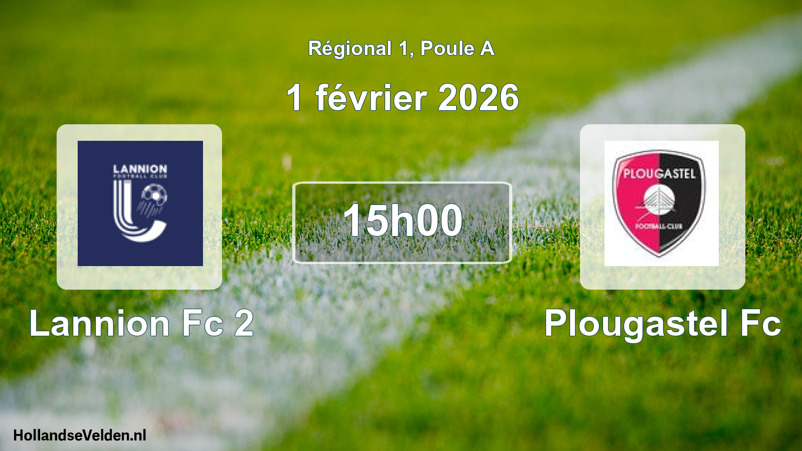Scheduled Match: Lannion Fc 2 - Plougastel Fc (1 February 2026)