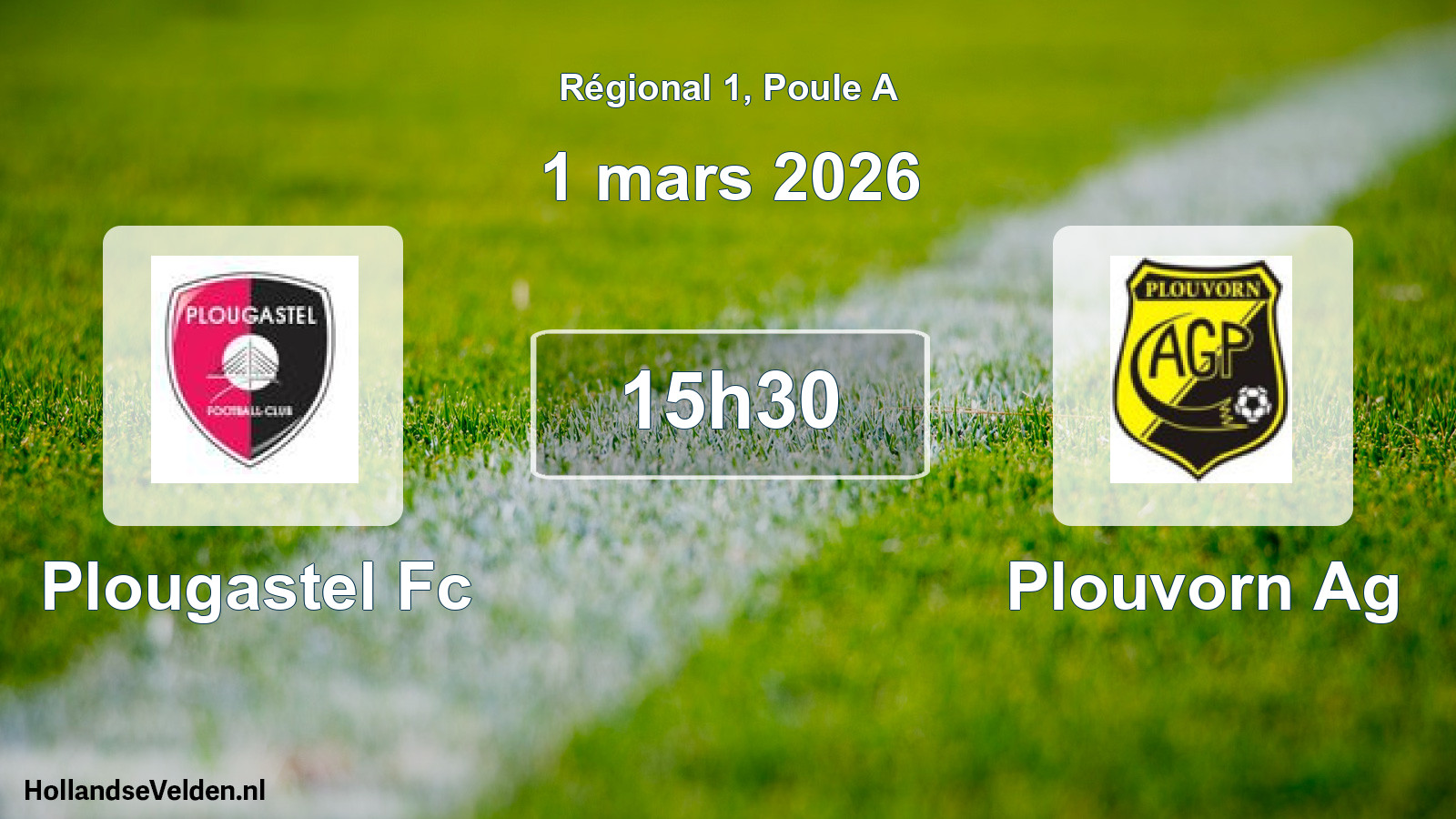 Scheduled Match: Plougastel Fc - Plouvorn Ag (1 March 2026)