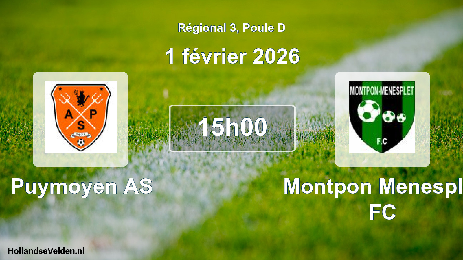 Scheduled Match: Puymoyen AS - Montpon Menesplet FC (1 February 2026)