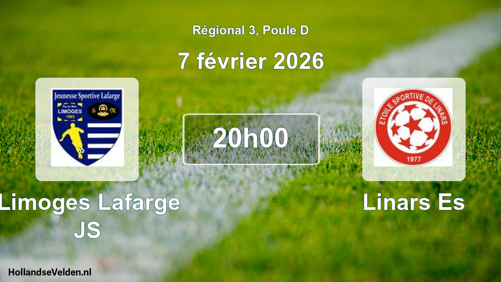 Scheduled Match: Limoges Lafarge JS - Linars Es (7 February 2026)