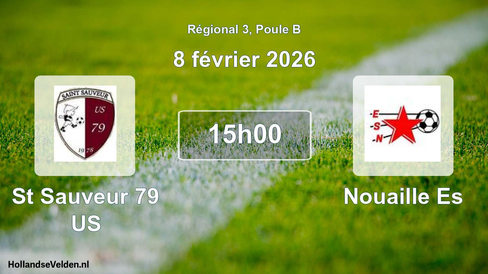 Match programmé: St Sauveur 79 US - Nouaille Es (8 février 2026)
