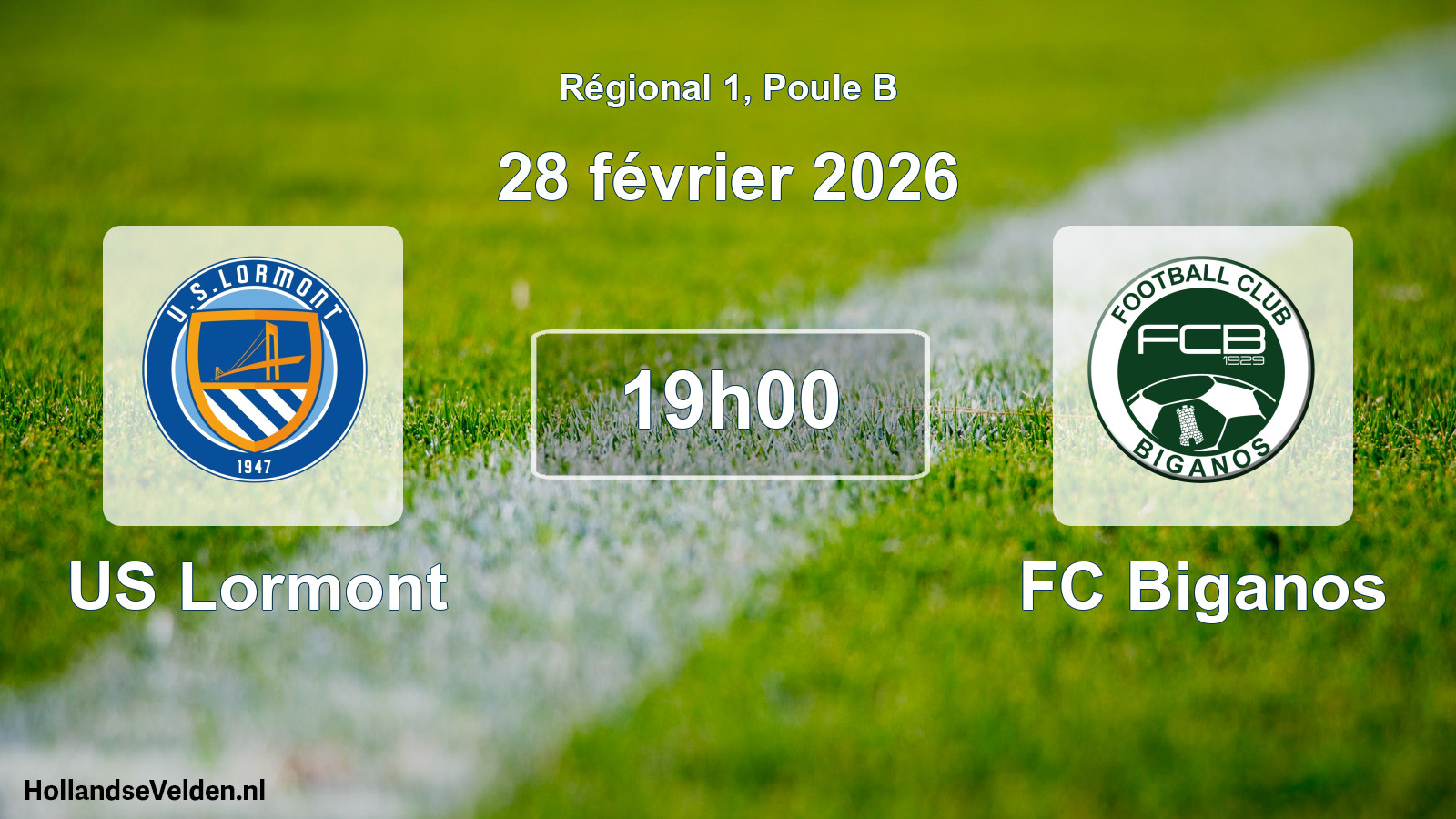 Scheduled Match: US Lormont - FC Biganos (28 February 2026)