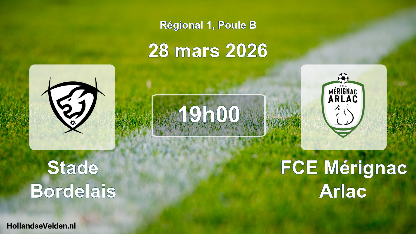 Scheduled Match: Stade Bordelais - FCE Mérignac Arlac (28 March 2026)