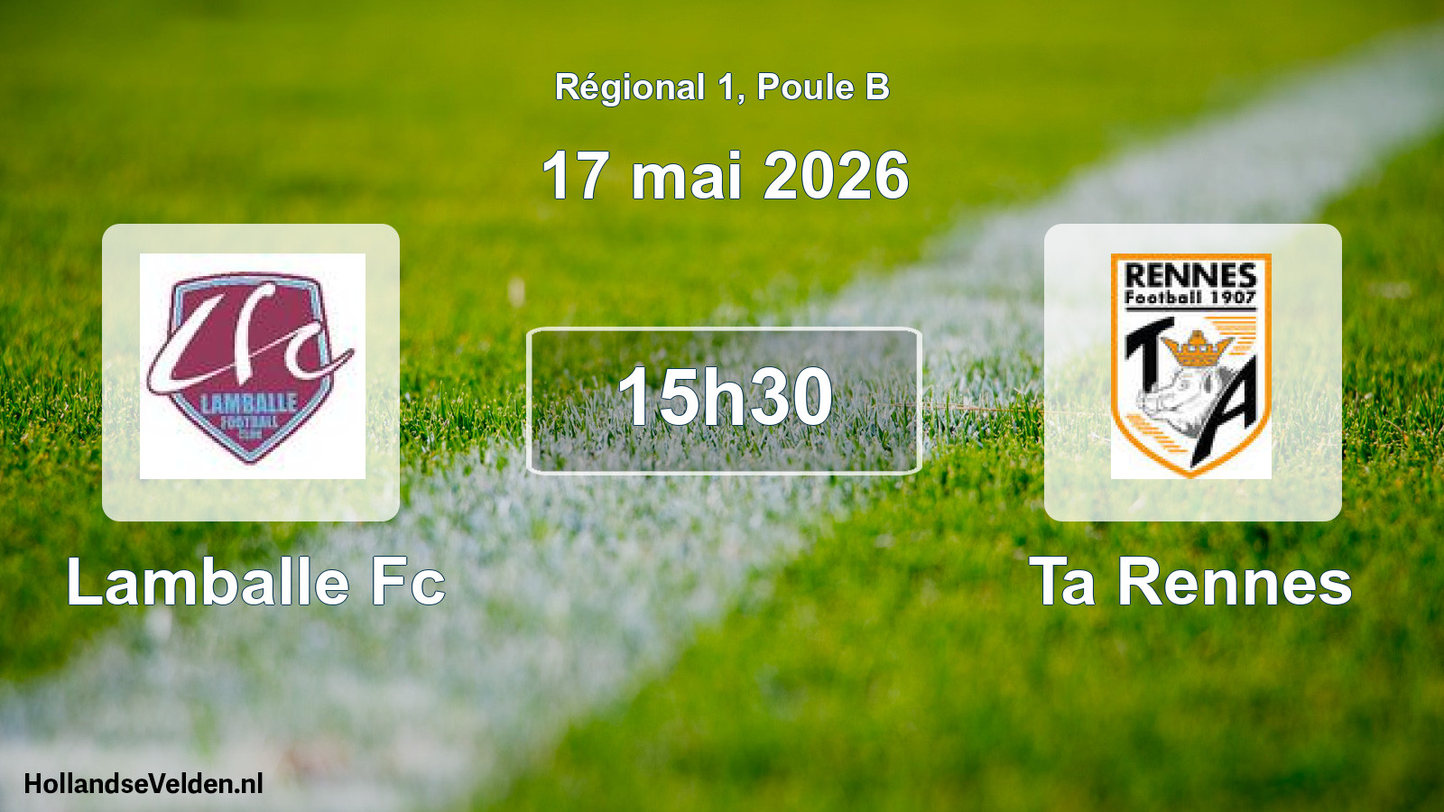 Scheduled Match: Lamballe Fc - Ta Rennes (17 May 2026)