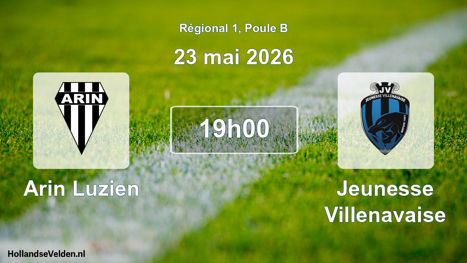 Scheduled Match: Arin Luzien - Jeunesse Villenavaise (23 May 2026)