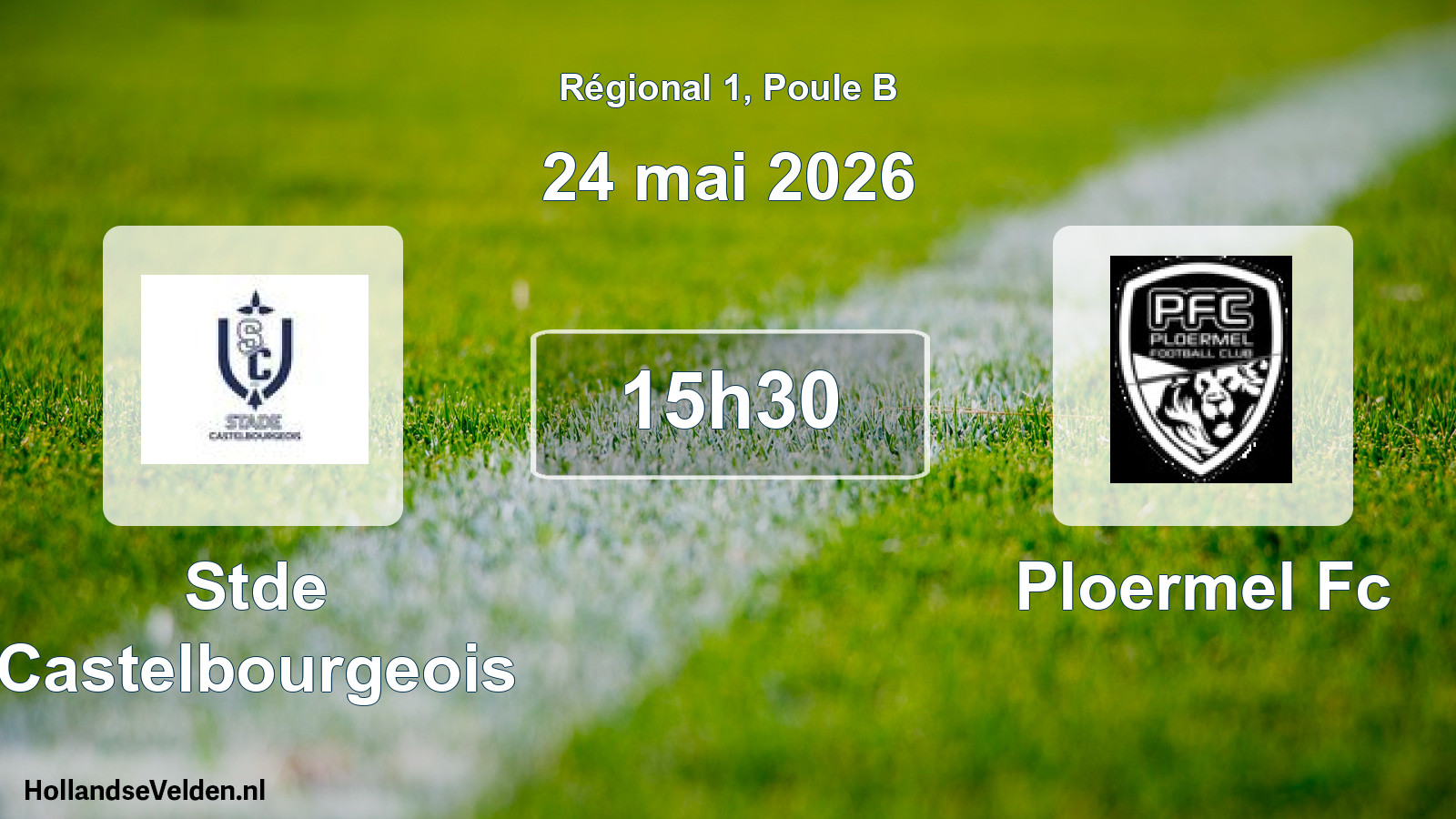 Scheduled Match: Stde Castelbourgeois - Ploermel Fc (24 May 2026)