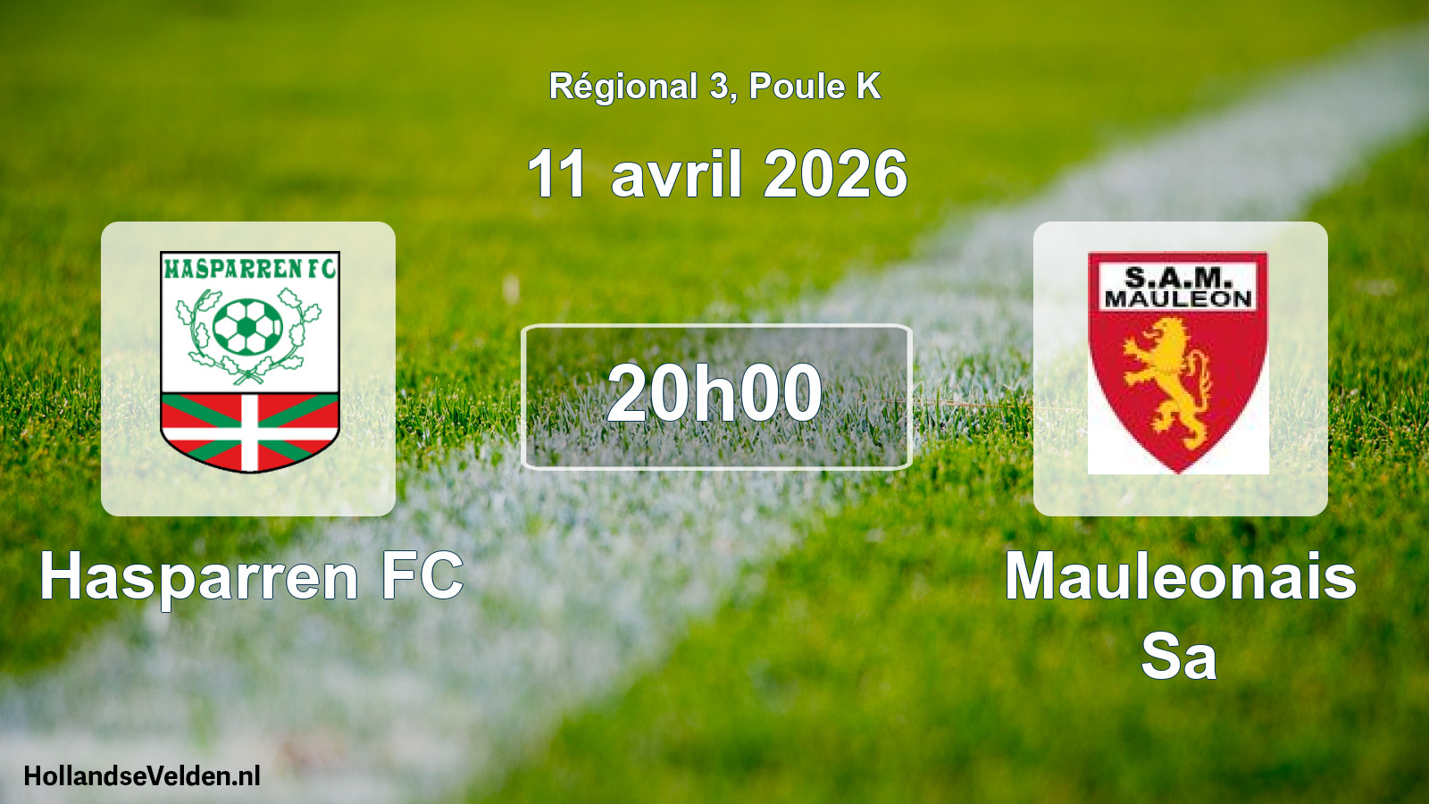Scheduled Match: Hasparren FC - Mauleonais Sa (11 April 2026)