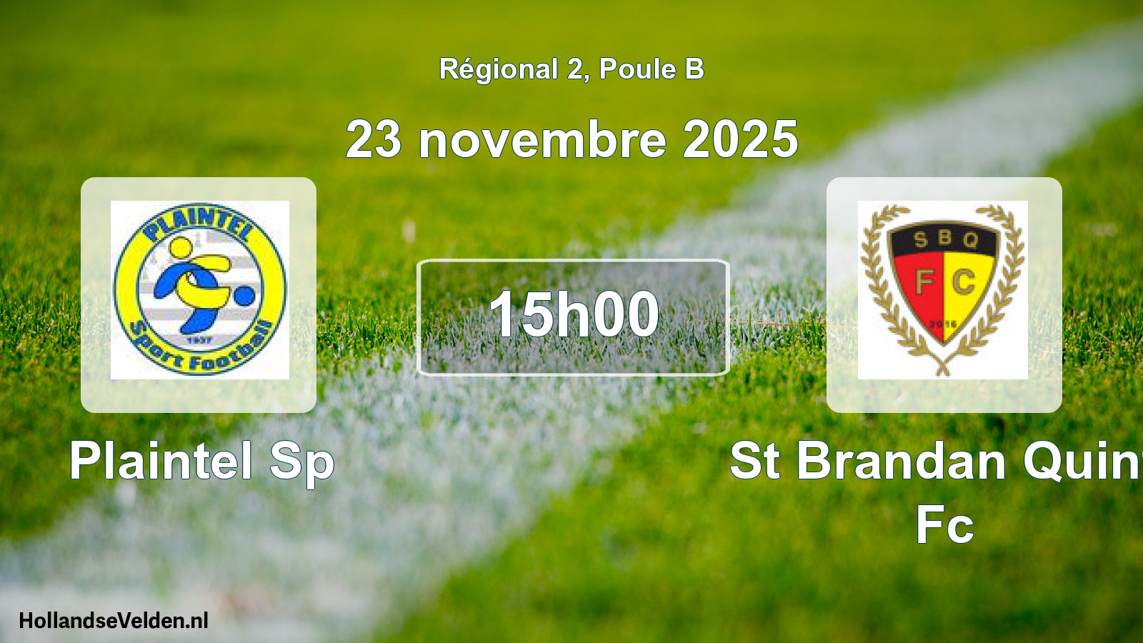 Scheduled Match: Plaintel Sp - St Brandan Quint Fc (23 November 2025)
