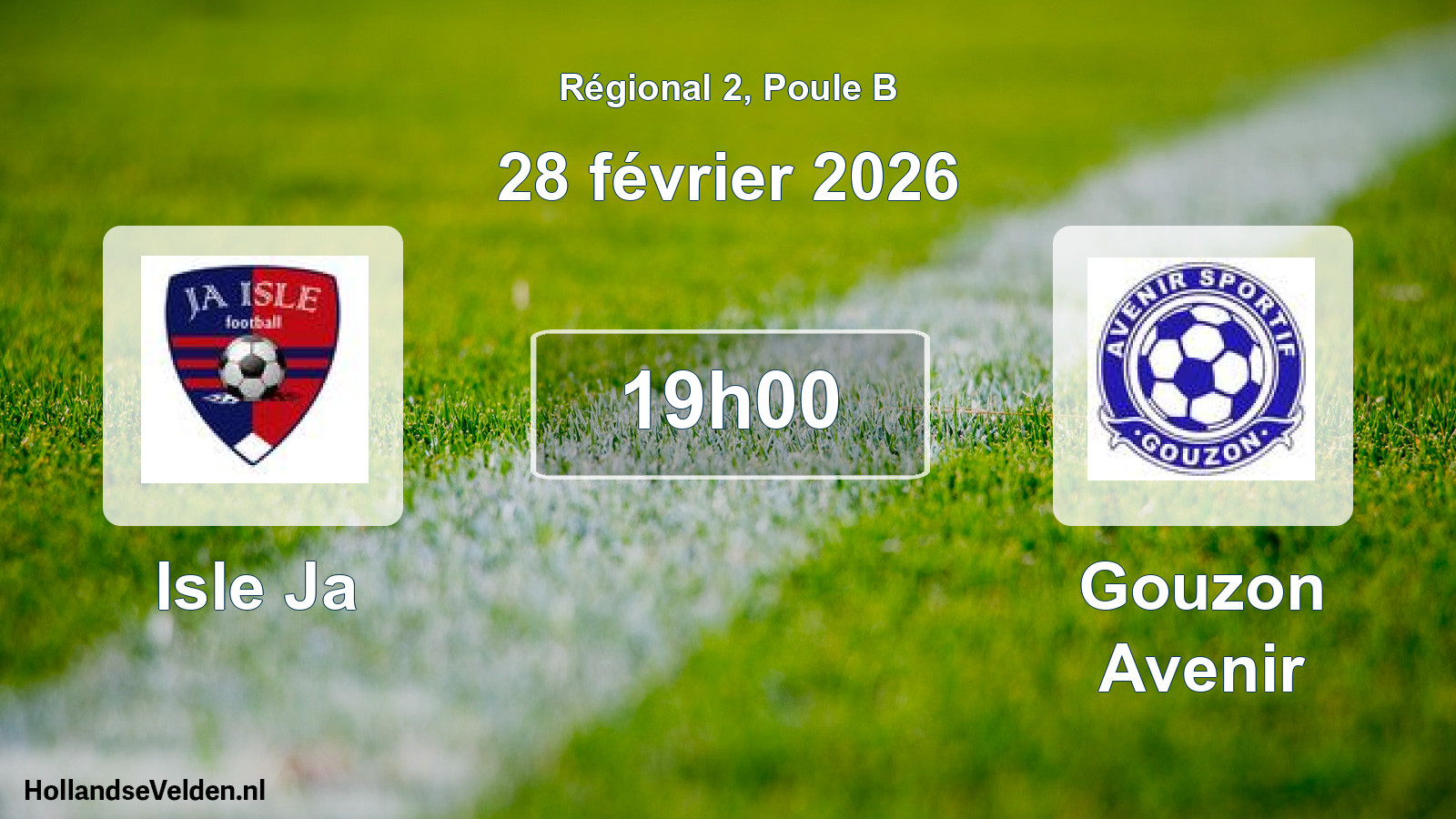 Scheduled Match: Isle Ja - Gouzon Avenir (28 February 2026)