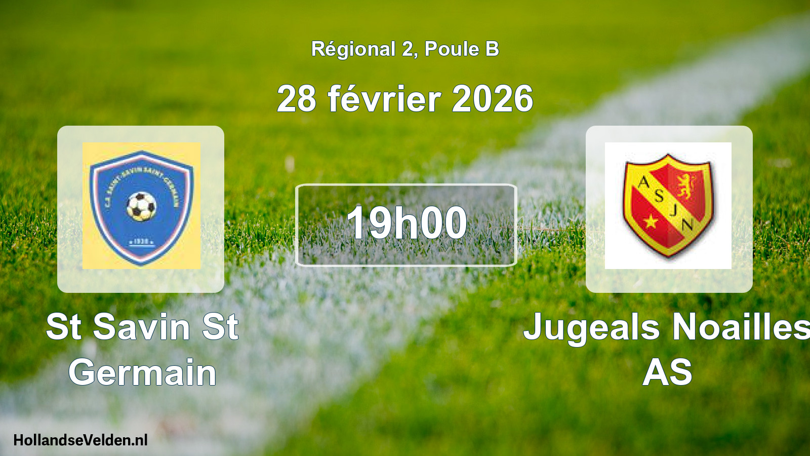 Scheduled Match: St Savin St Germain - Jugeals Noailles AS (28 February 2026)