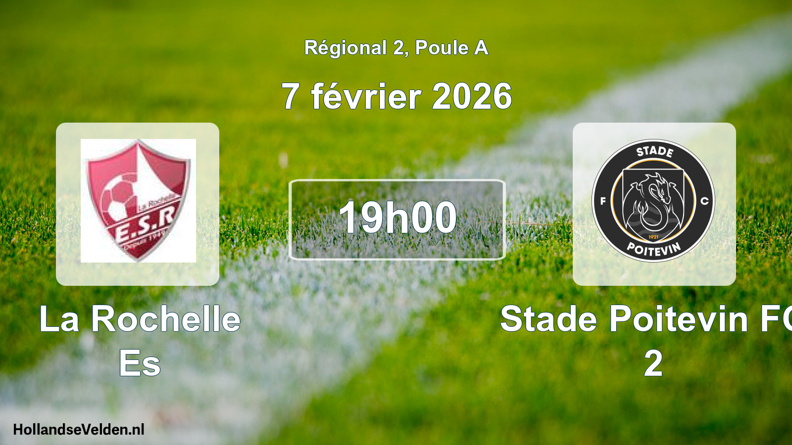 Scheduled Match: La Rochelle Es - Stade Poitevin FC 2 (7 February 2026)