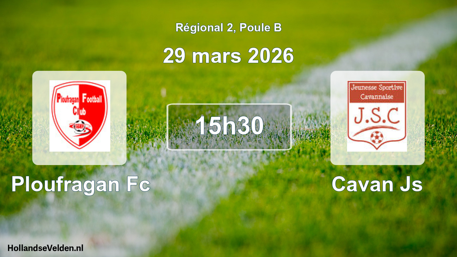 Scheduled Match: Ploufragan Fc - Cavan Js (29 March 2026)
