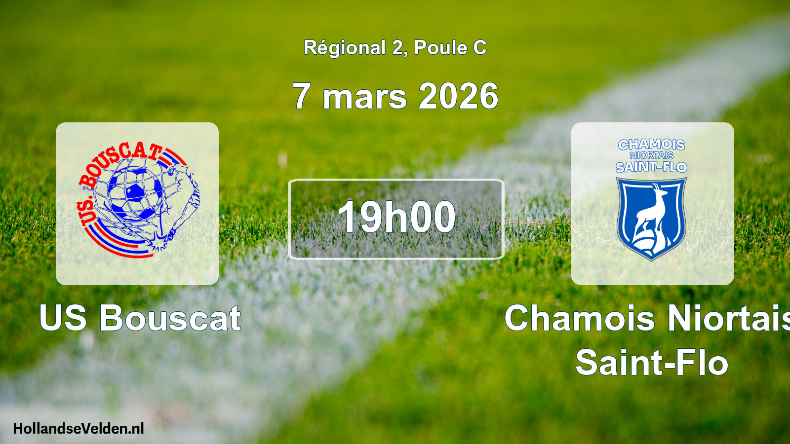 Scheduled Match: US Bouscat - Chamois Niortais Saint-Flo (7 March 2026)
