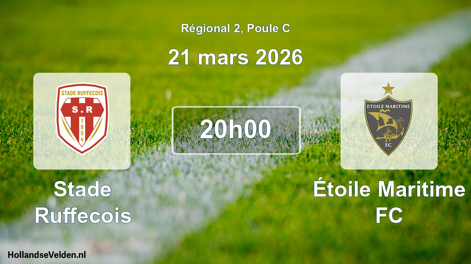 Scheduled Match: Stade Ruffecois - Étoile Maritime FC (21 March 2026)
