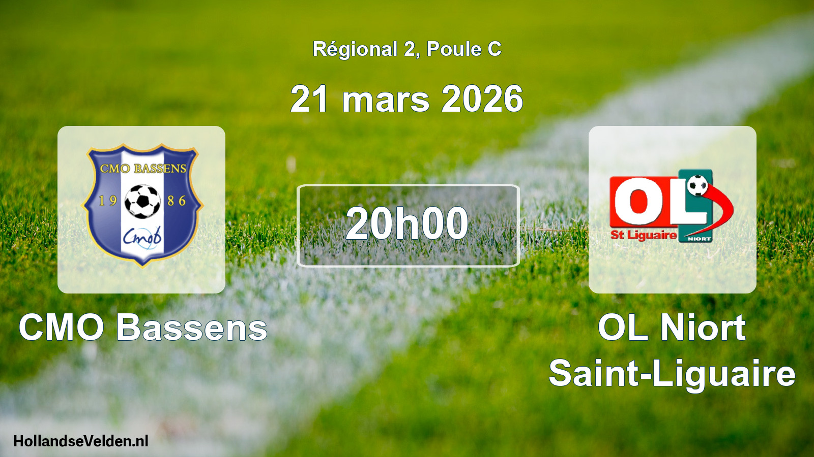 Match programmé: CMO Bassens - OL Niort Saint-Liguaire (21 mars 2026)