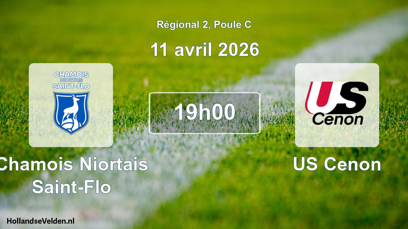 Scheduled Match: Chamois Niortais Saint-Flo - US Cenon (11 April 2026)