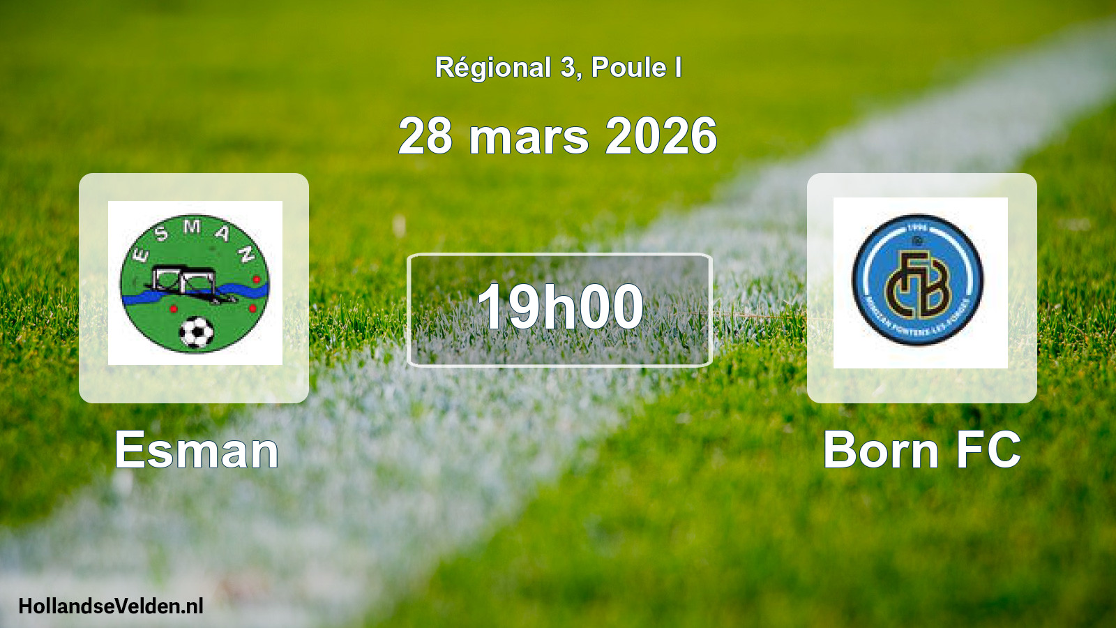 Scheduled Match: Esman - Born FC (28 March 2026)