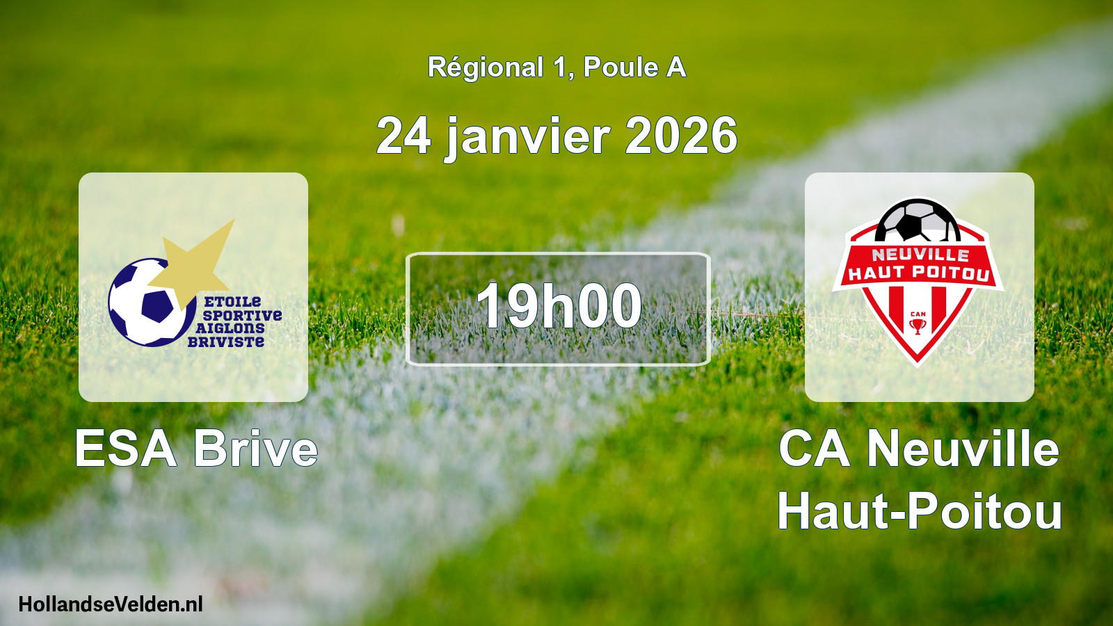 Scheduled Match: ESA Brive - CA Neuville Haut-Poitou (24 January 2026)