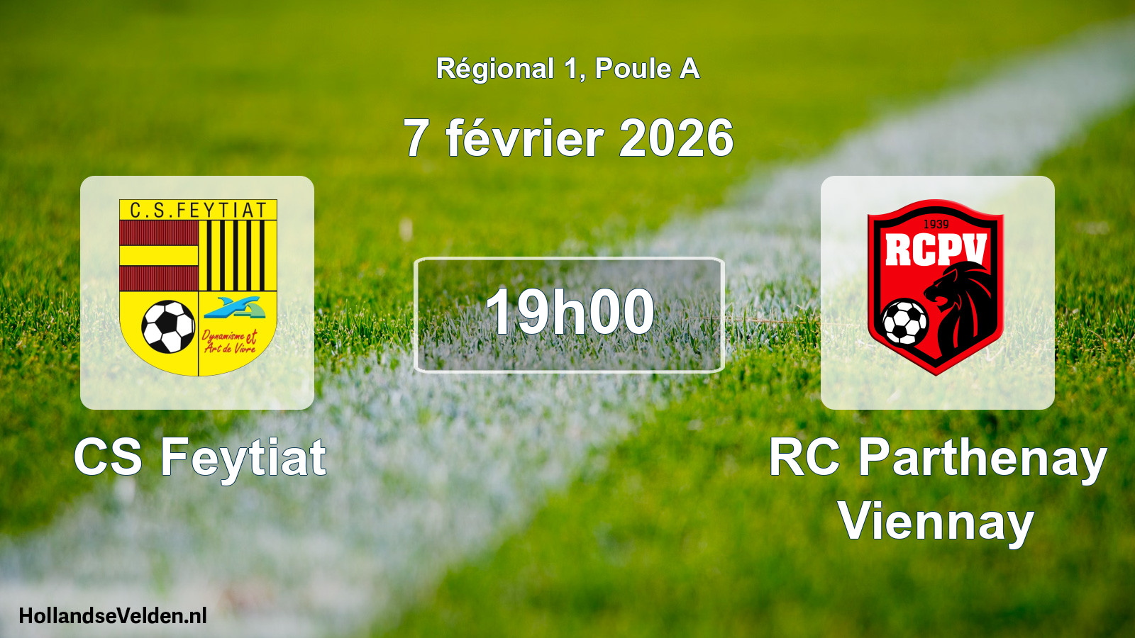 Match programmé: CS Feytiat - RC Parthenay Viennay (7 février 2026)