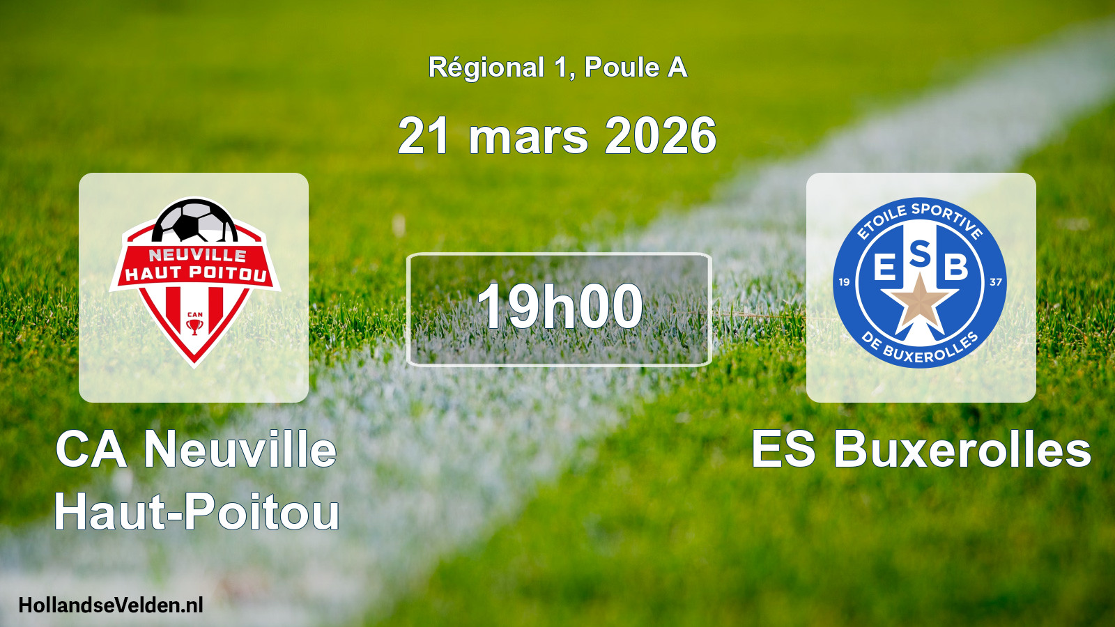 Scheduled Match: CA Neuville Haut-Poitou - ES Buxerolles (21 March 2026)