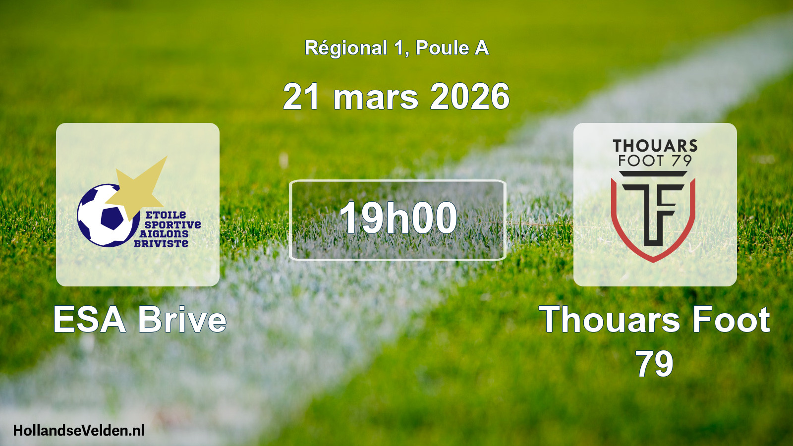 Scheduled Match: ESA Brive - Thouars Foot 79 (21 March 2026)