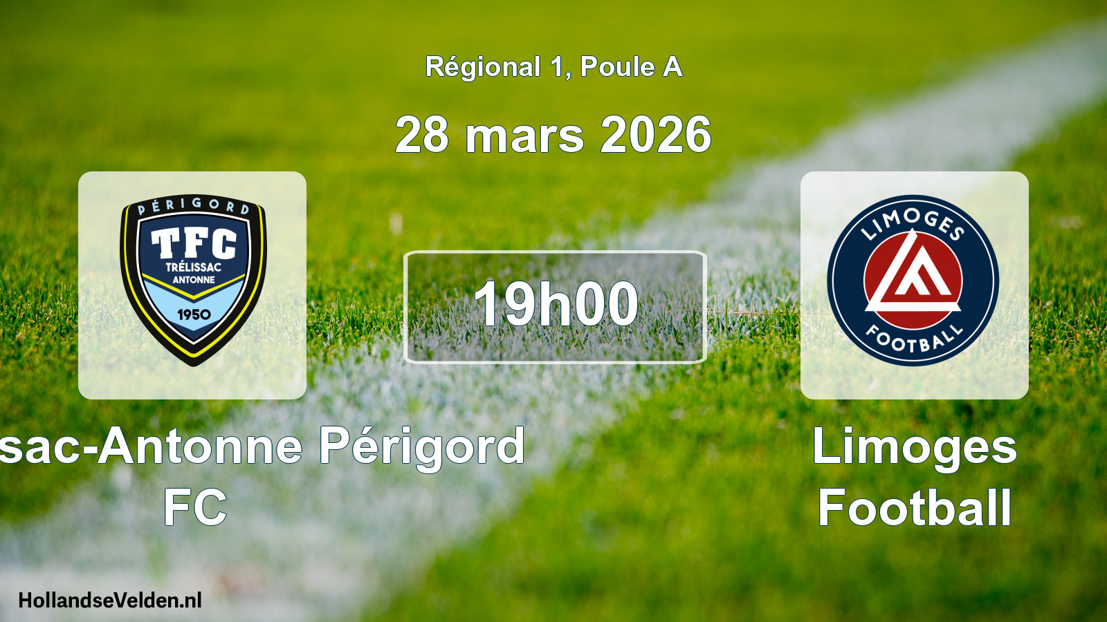 Scheduled Match: Trélissac-Antonne Périgord FC - Limoges Football (28 March 2026)