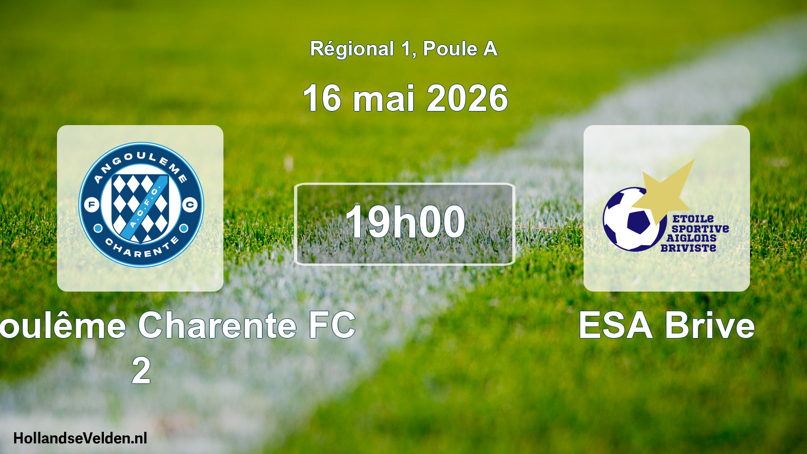 Scheduled Match: Angoulême Charente FC 2 - ESA Brive (16 May 2026)