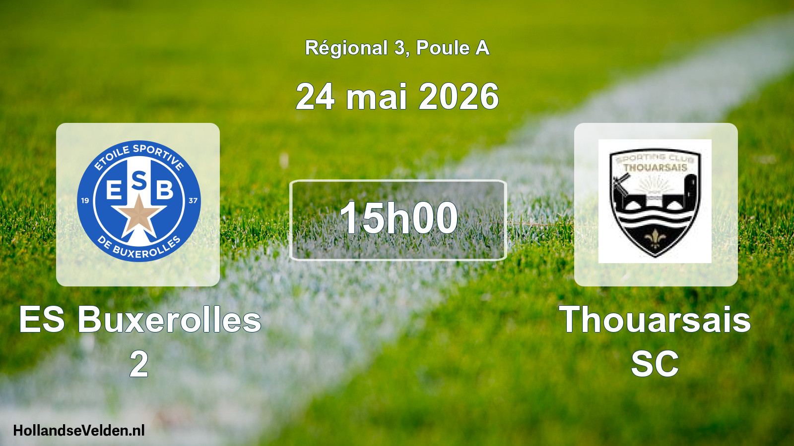 Scheduled Match: ES Buxerolles 2 - Thouarsais SC (24 May 2026)