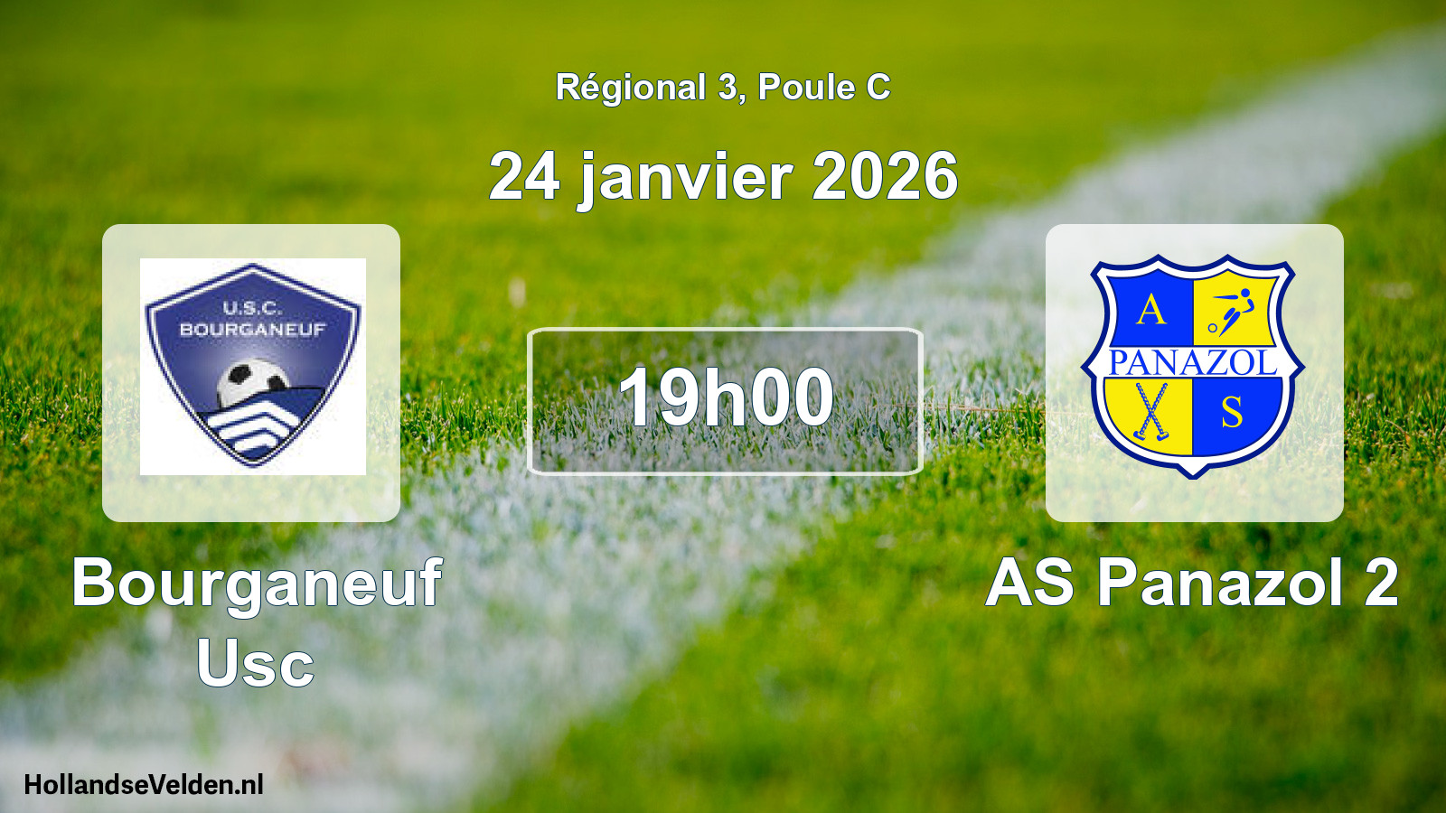 Match programmé: Bourganeuf Usc - AS Panazol 2 (24 janvier 2026)