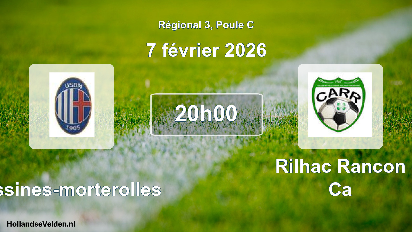 Scheduled Match: Bessines-morterolles - Rilhac Rancon Ca (7 February 2026)