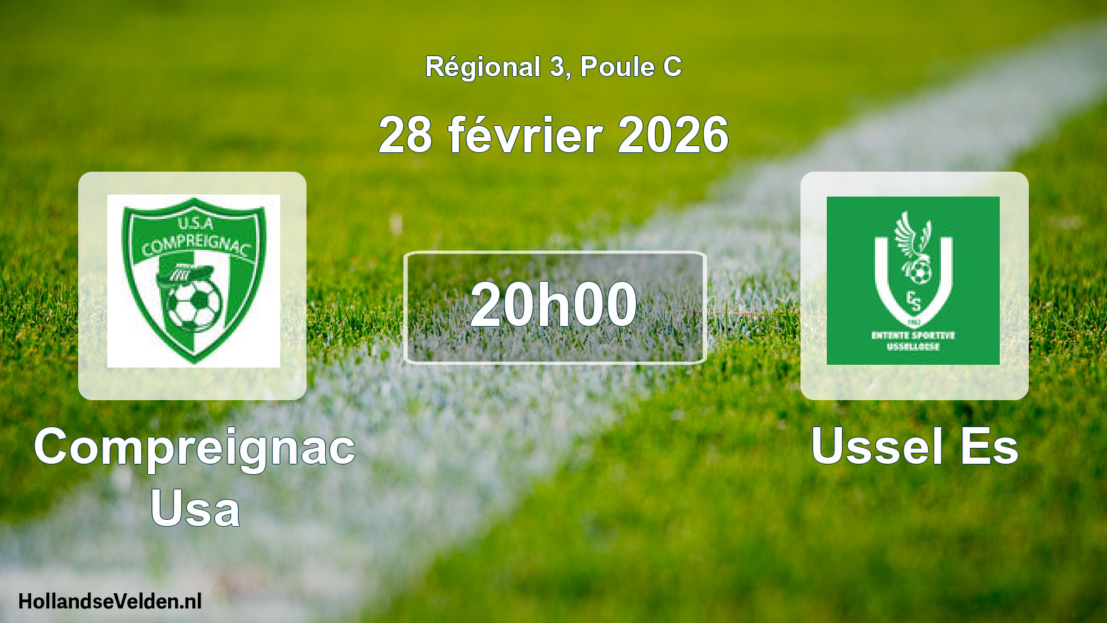 Scheduled Match: Compreignac Usa - Ussel Es (28 February 2026)