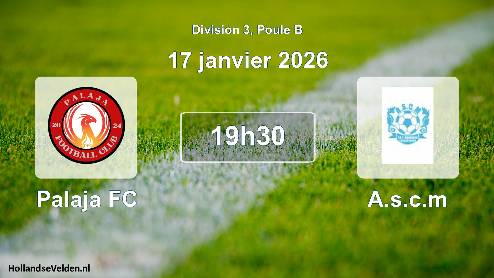 Scheduled Match: Palaja FC - A.s.c.m (17 January 2026)