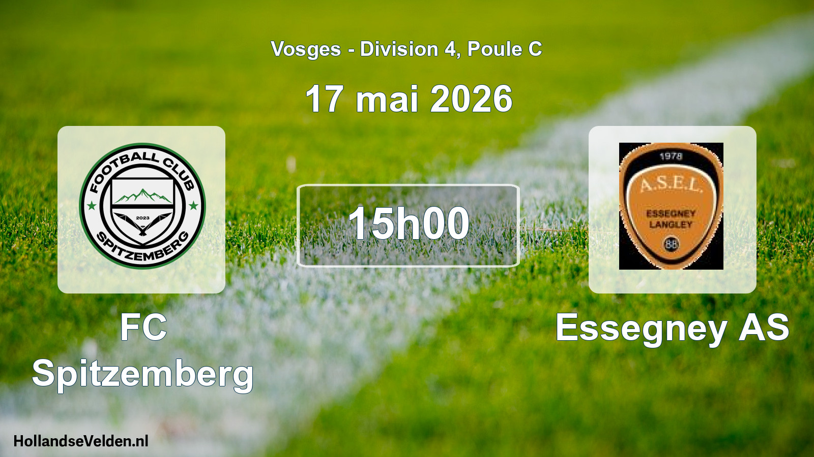 Scheduled Match: FC Spitzemberg - Essegney AS (17 May 2026)