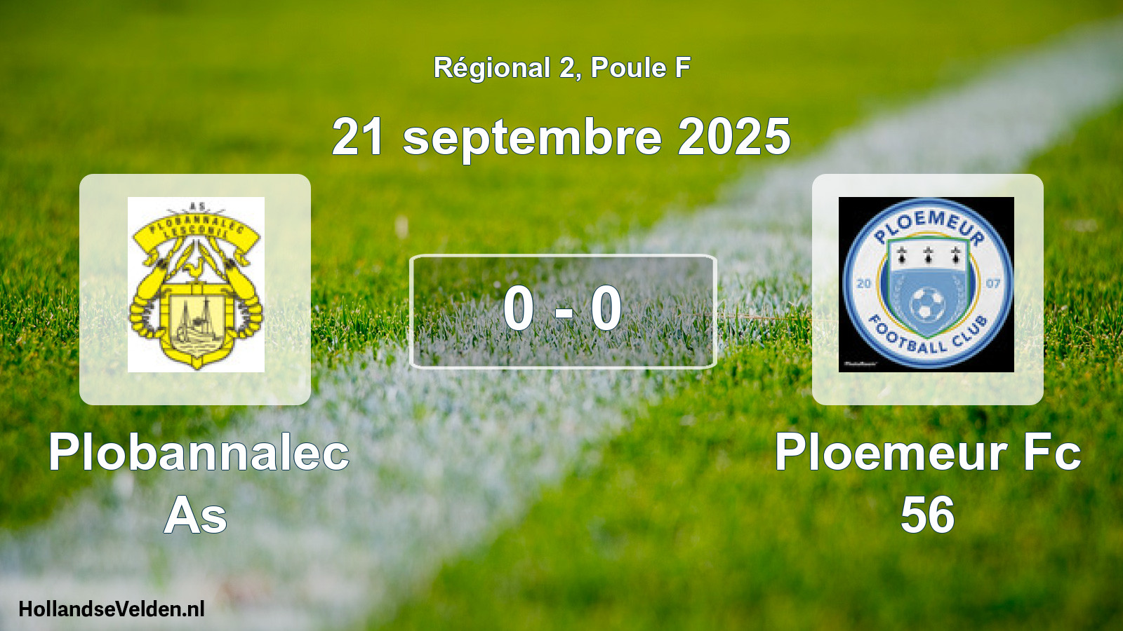 Total number of matches played: Plobannalec As - Ploemeur Fc 56 0 - 0 (21 September 2025)
