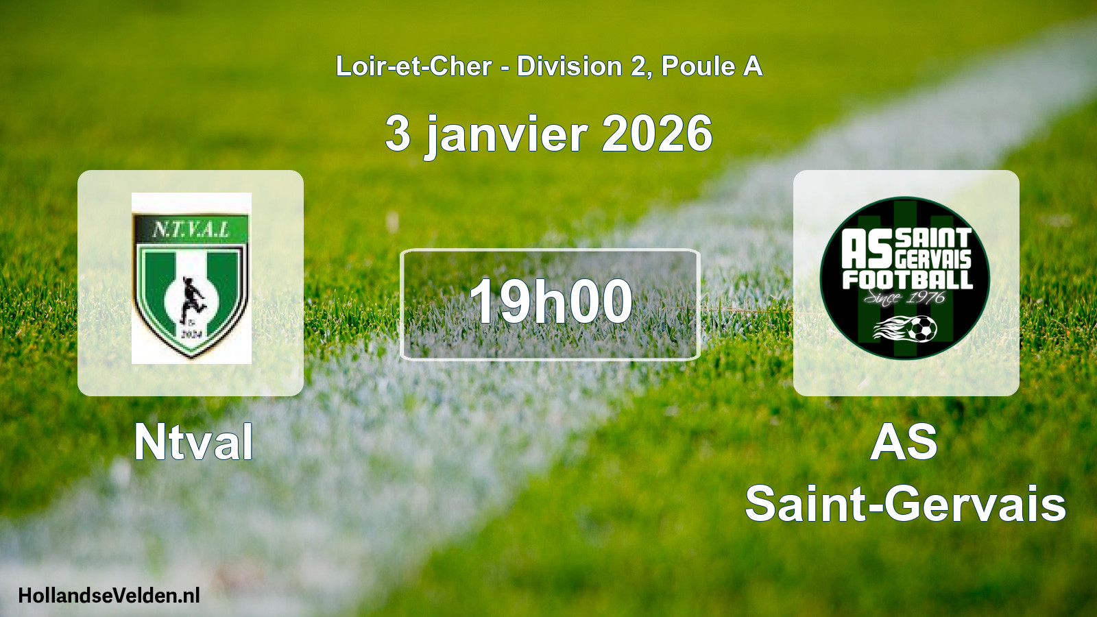Scheduled Match: Ntval - AS Saint-Gervais (3 January 2026)