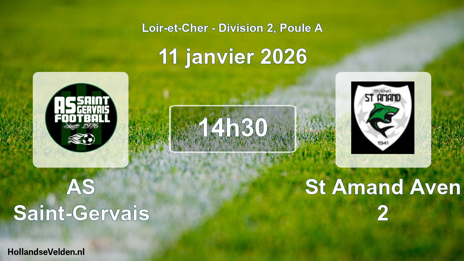 Scheduled Match: AS Saint-Gervais - St Amand Aven 2 (11 January 2026)
