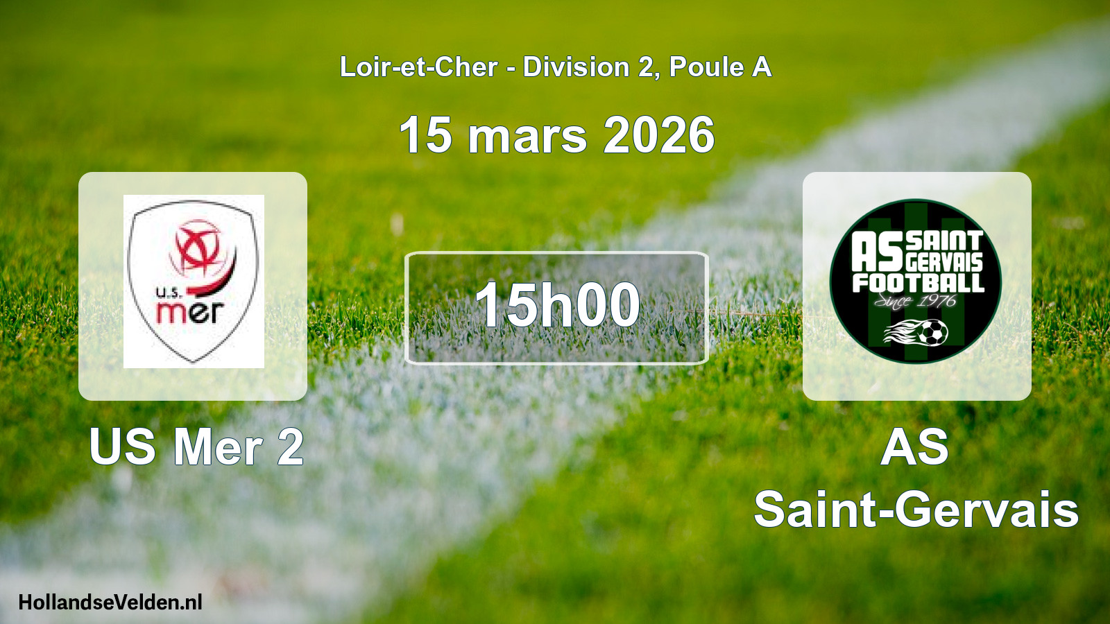Scheduled Match: US Mer 2 - AS Saint-Gervais (15 March 2026)