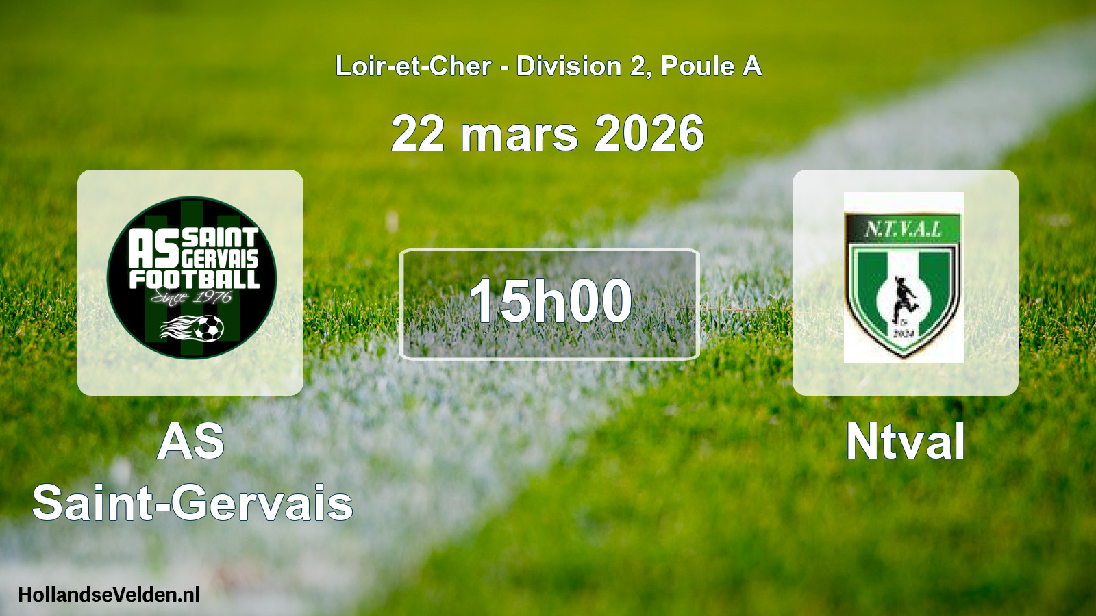 Scheduled Match: AS Saint-Gervais - Ntval (22 March 2026)