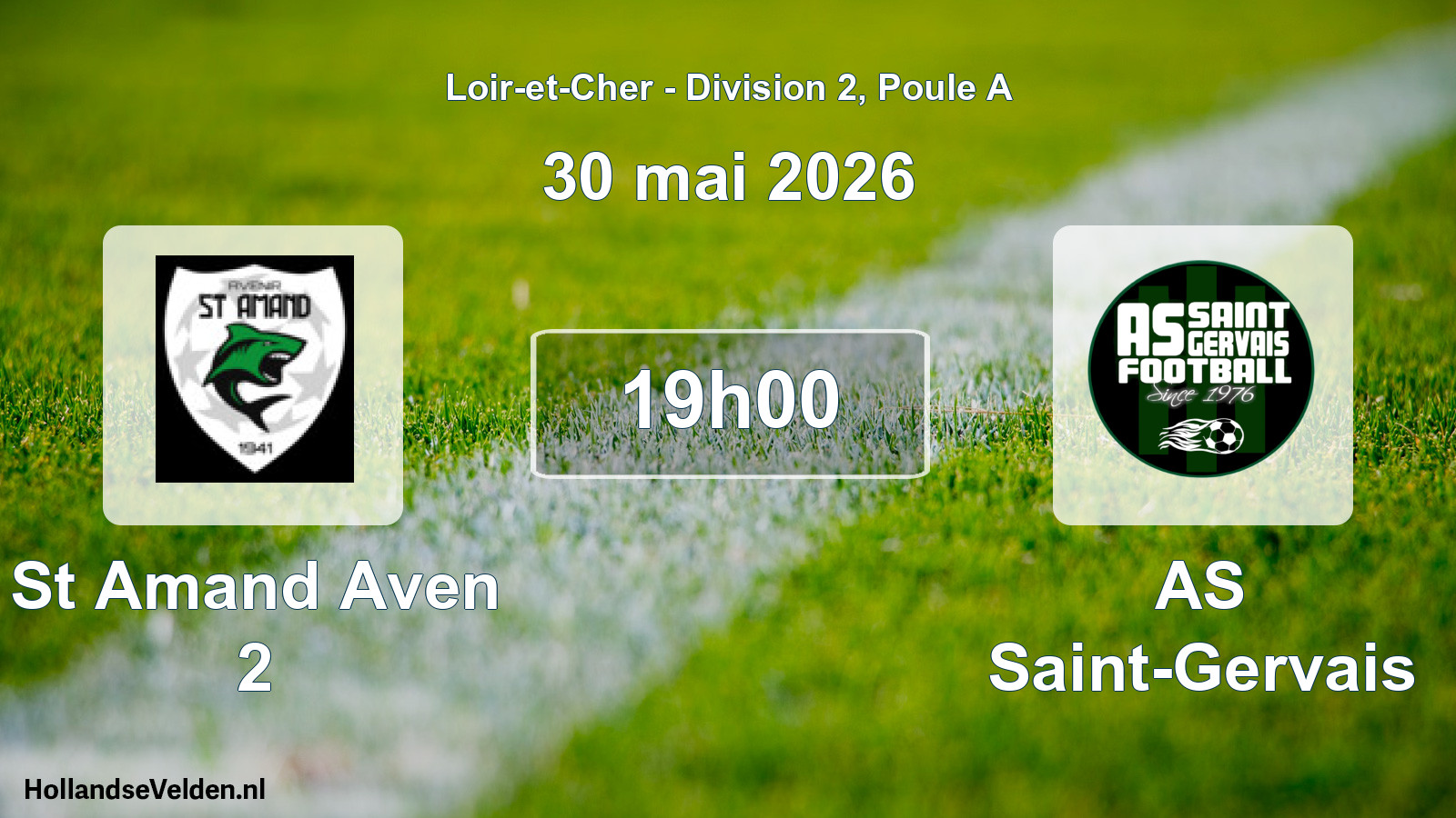 Scheduled Match: St Amand Aven 2 - AS Saint-Gervais (30 May 2026)