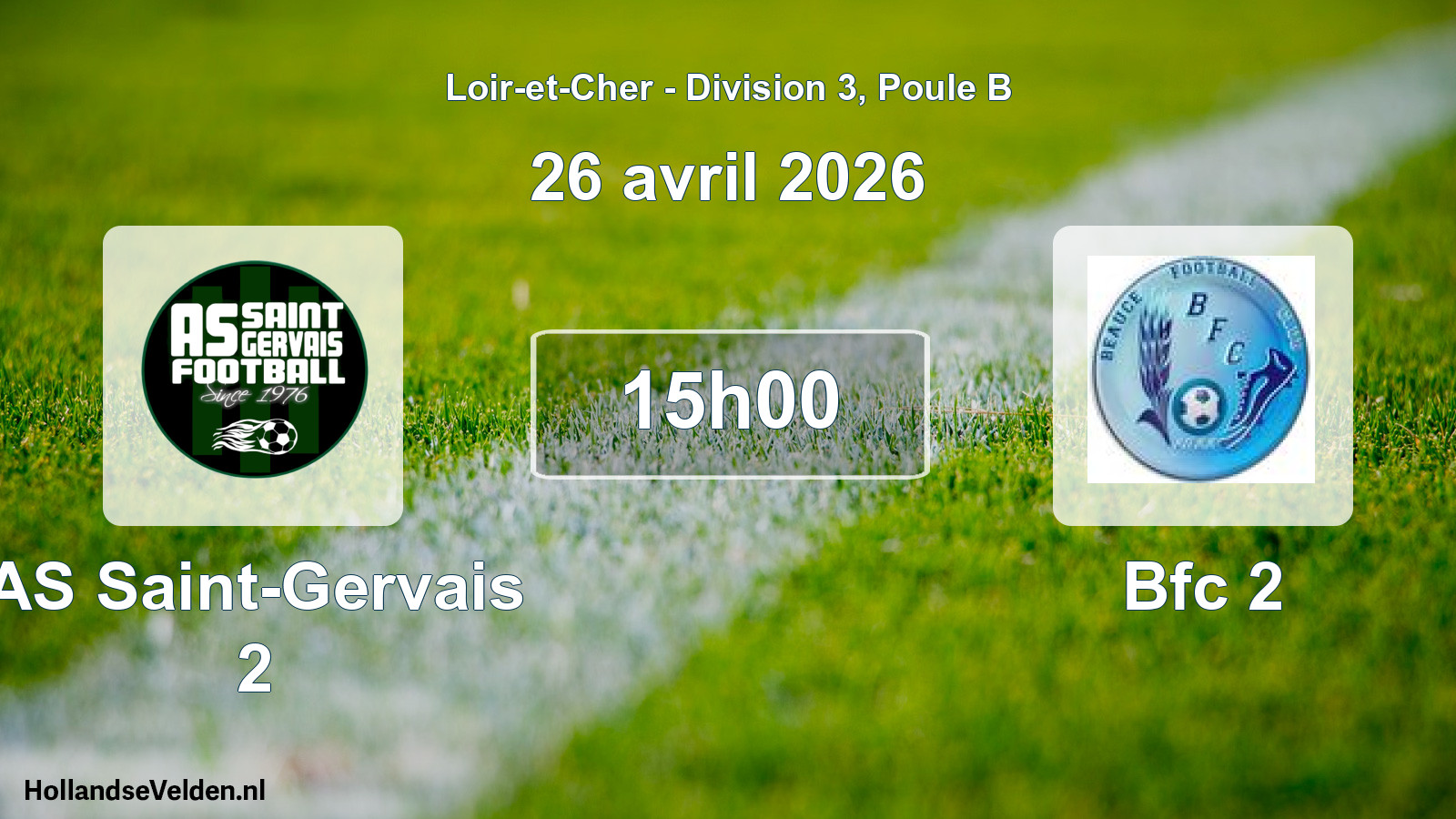Scheduled Match: AS Saint-Gervais 2 - Bfc 2 (26 April 2026)