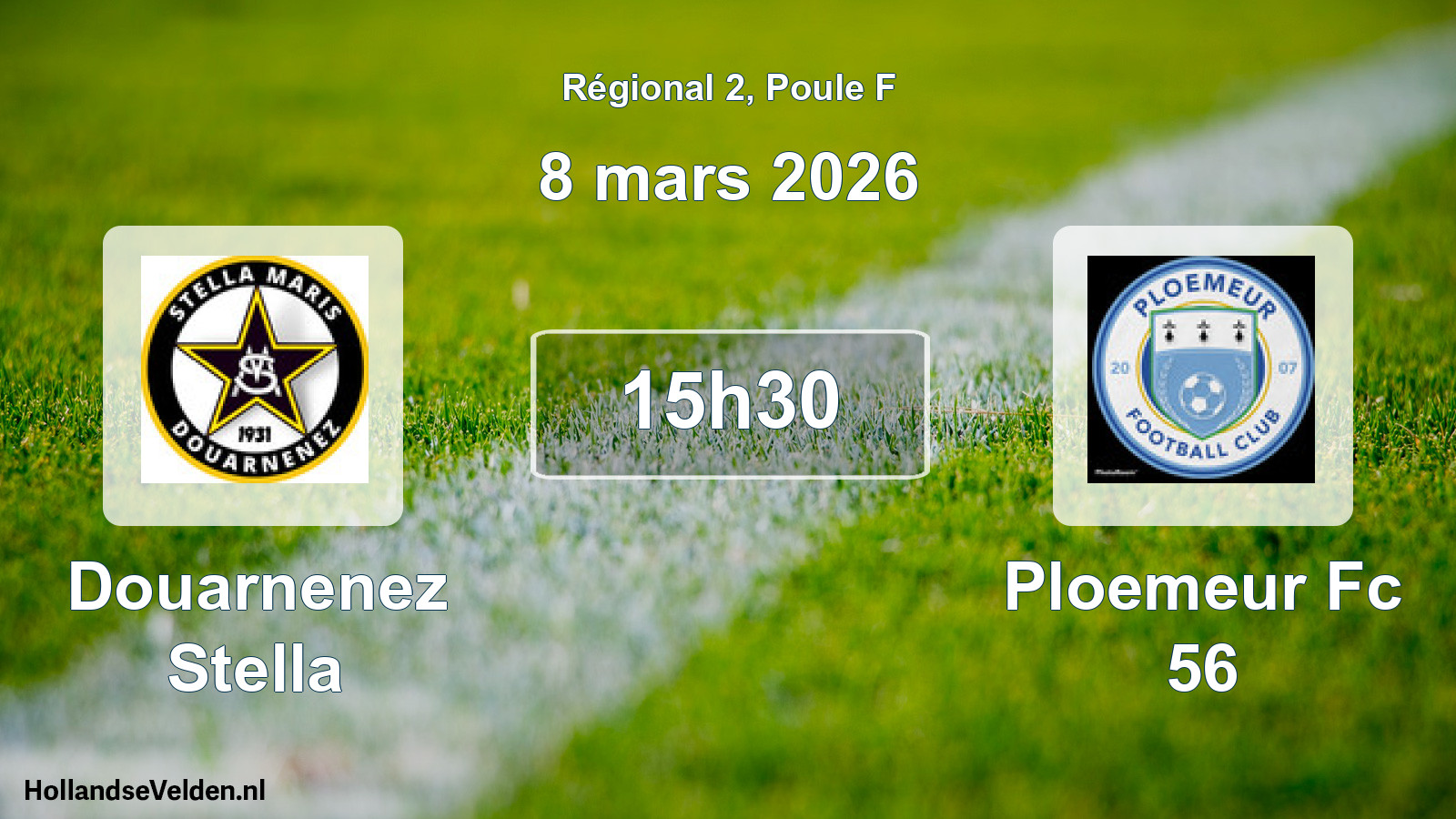 Geplande wedstrijd: Douarnenez Stella - Ploemeur Fc 56 (8 maart 2026)
