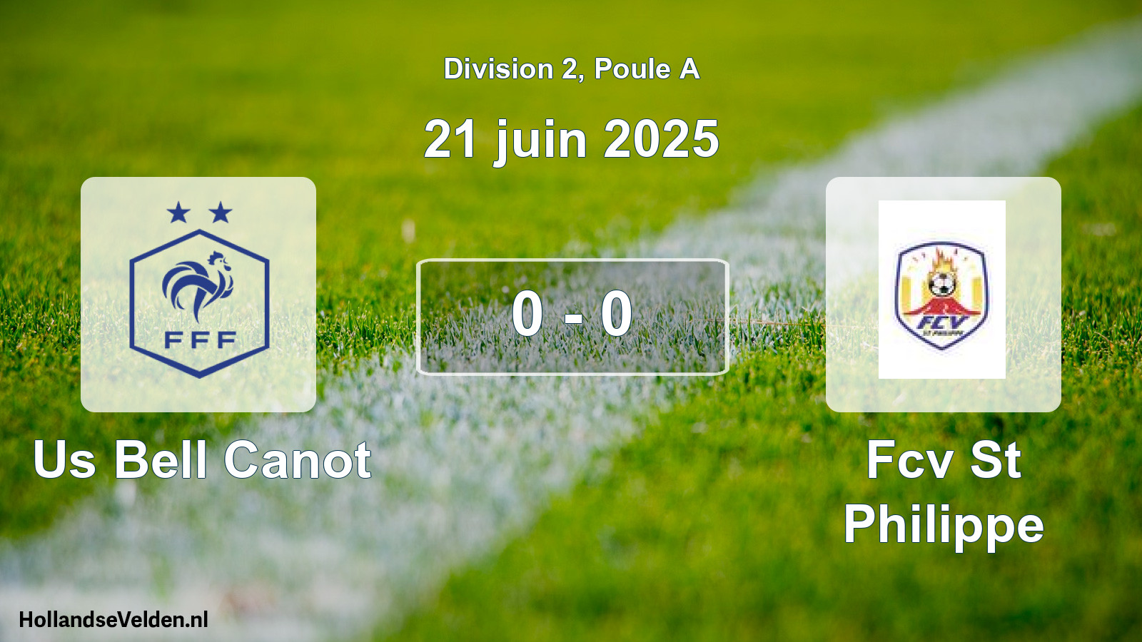 Gespeelde wedstrijd: Us Bell Canot - Fcv St Philippe 0 - 0 (21 juni 2025)