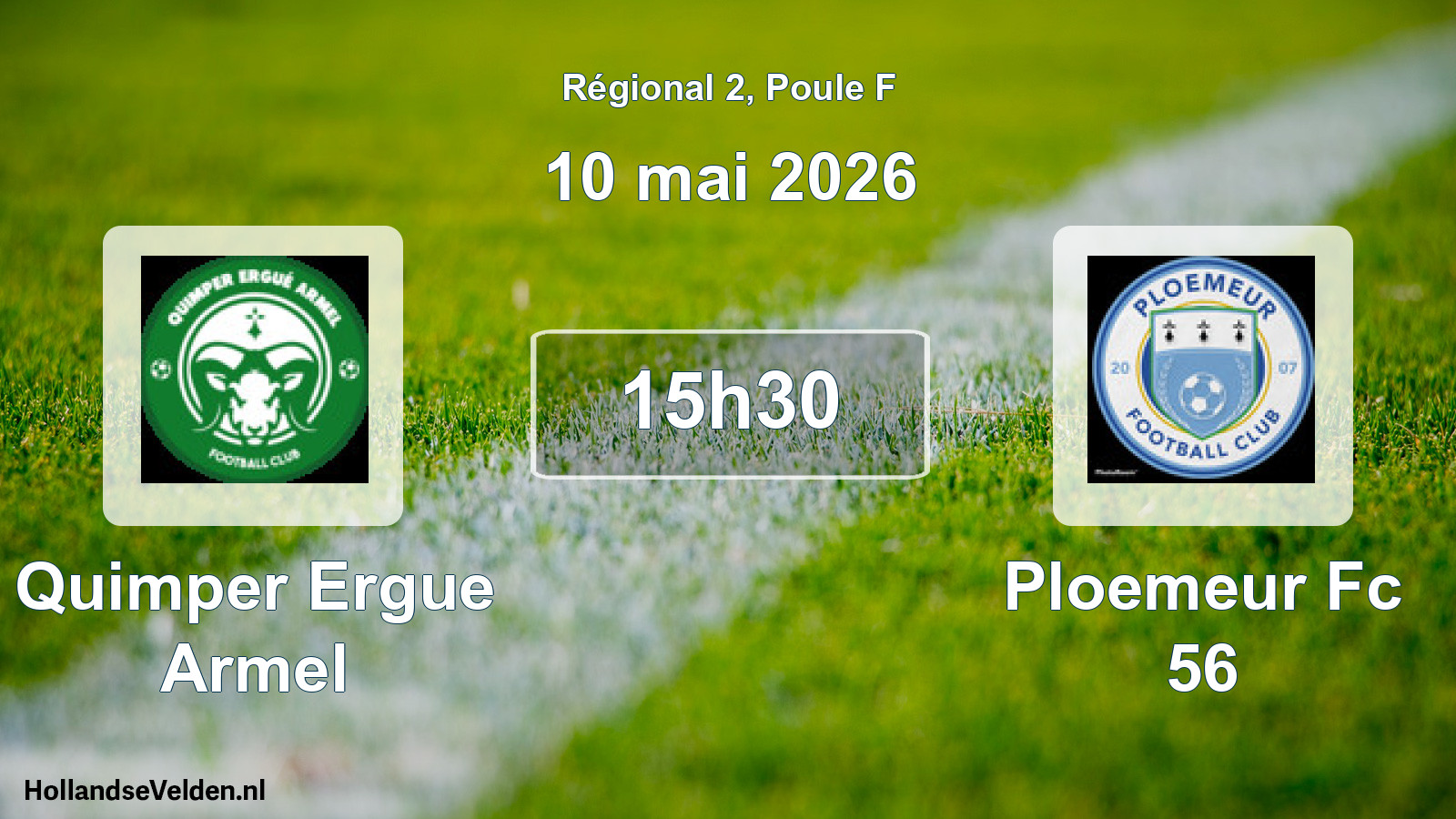 Scheduled Match: Quimper Ergue Armel - Ploemeur Fc 56 (10 May 2026)