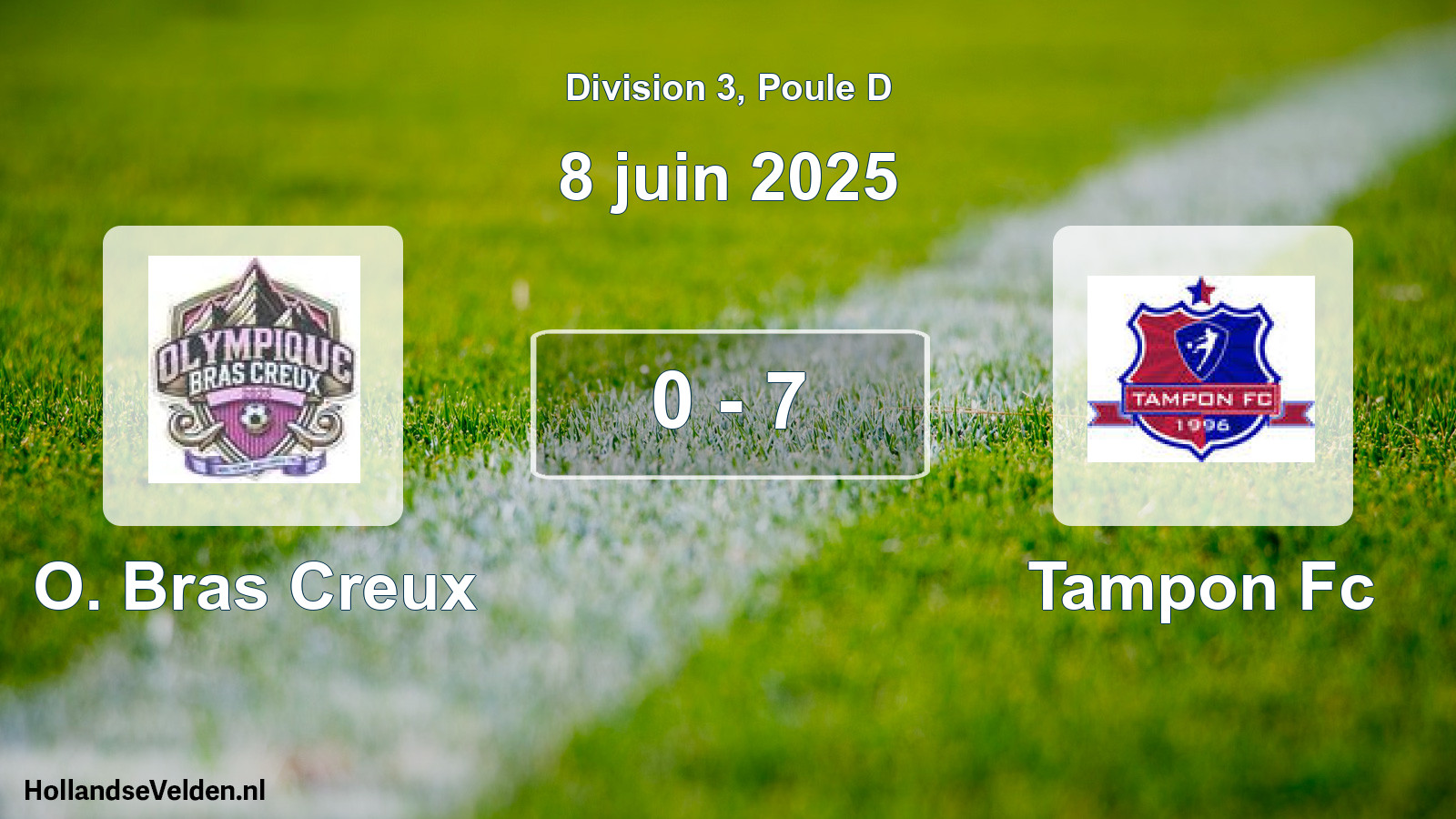 Match joué: O. Bras Creux - Tampon Fc 0 - 7 (8 juin 2025)
