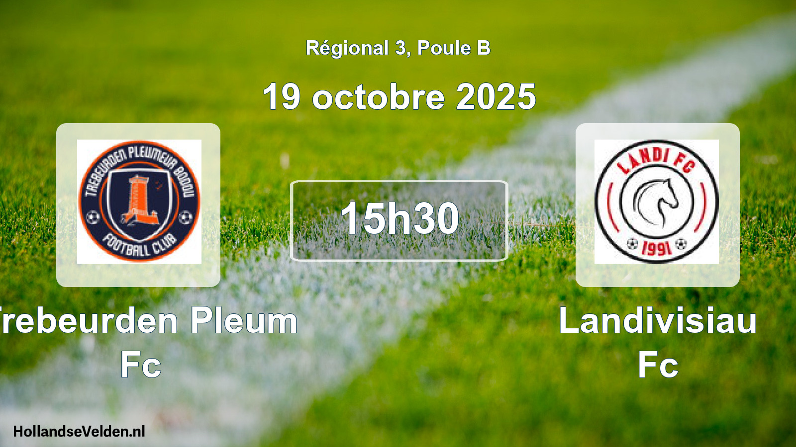 Geplande wedstrijd: Trebeurden Pleum Fc - Landivisiau Fc (19 oktober 2025)