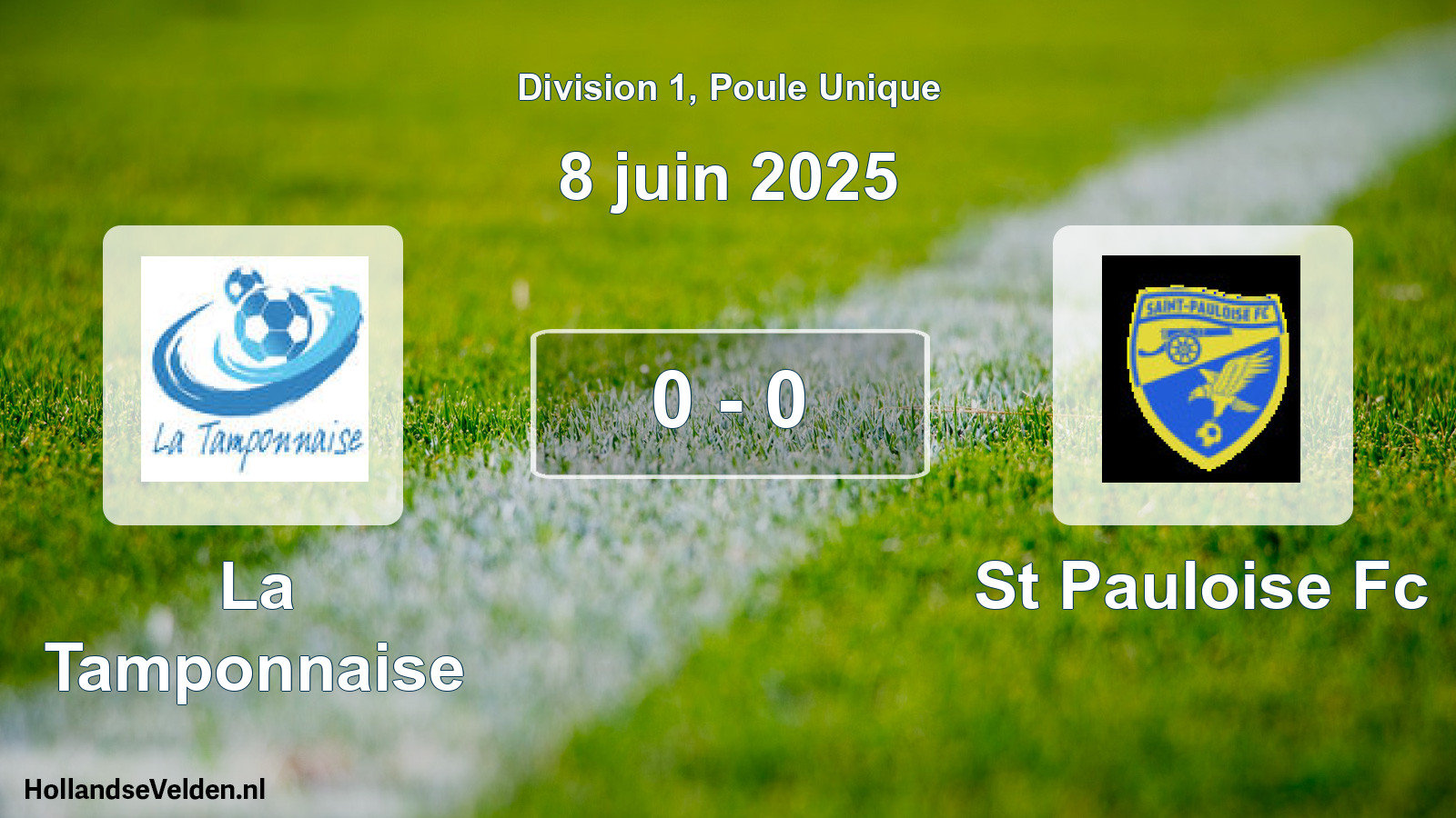 Gespeelde wedstrijd: La Tamponnaise - St Pauloise Fc 0 - 0 (8 juni 2025)