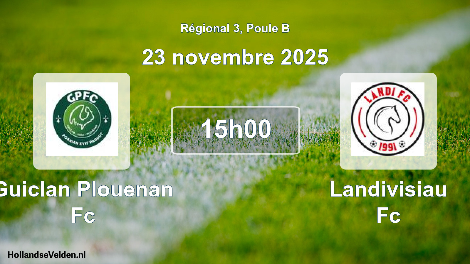 Scheduled Match: Guiclan Plouenan Fc - Landivisiau Fc (23 November 2025)
